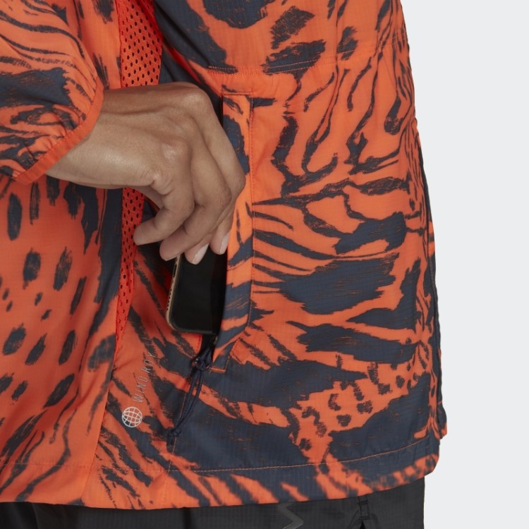 Jaqueta Corrida Rápida Adidas Laranja