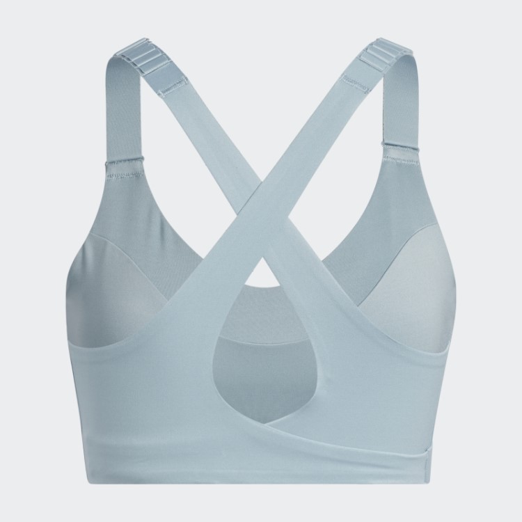 Sutiã Cinza Adidas Fastimpact Luxe Run De Alto Suporte
