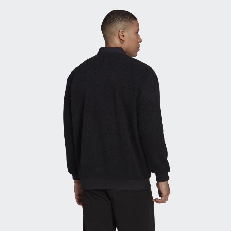 Pacote De Férias Essencial Jaqueta Sherpa Bomber Adidas Preta