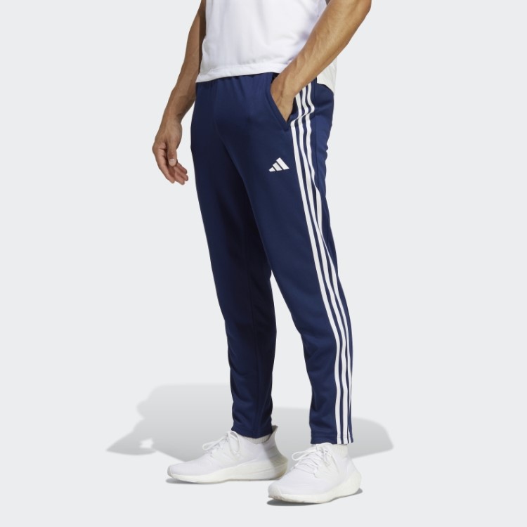 Calça Jogger De Treino Com As Três Listras Train Essentials Azul Escuro Da Adidas
