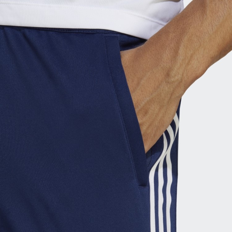 Calça Jogger De Treino Com As Três Listras Train Essentials Azul Escuro Da Adidas