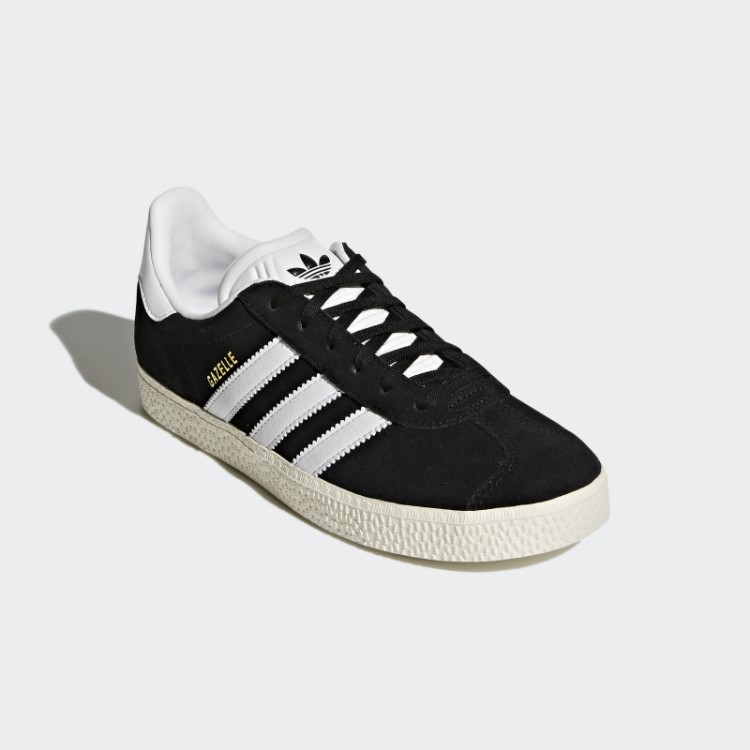 Tênis Adidas Gazelle Preto/branco/dourado Metálico