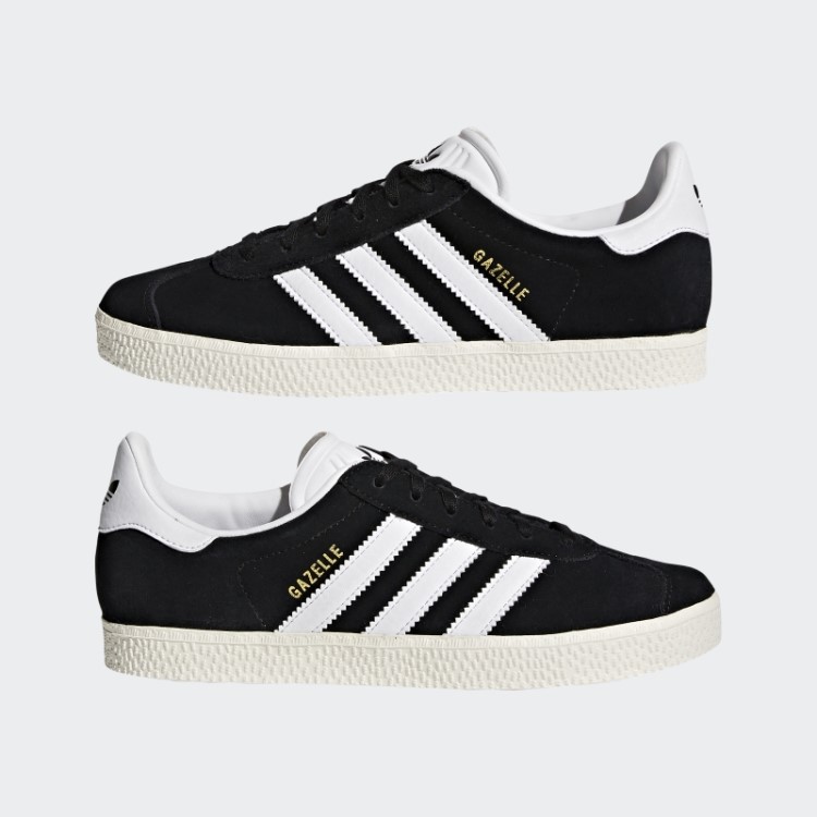 Tênis Adidas Gazelle Preto/branco/dourado Metálico