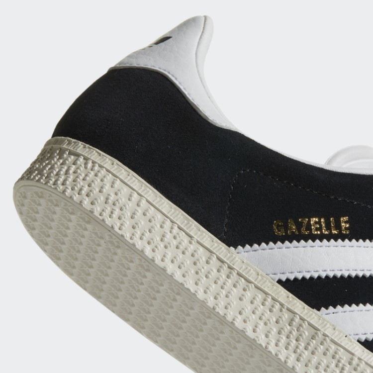 Tênis Adidas Gazelle Preto/branco/dourado Metálico