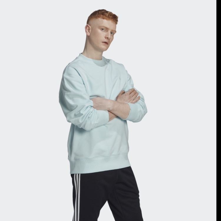 Adicolor Contemtempo Crew Sweatshirt French Terry Azul Adidas
