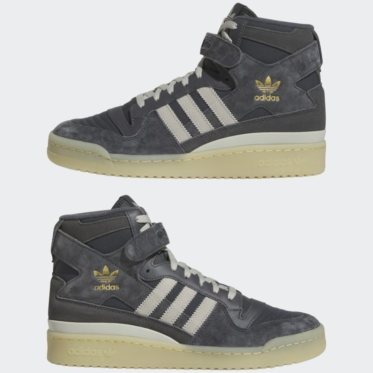 Sapato Médio Adidas Forum Cinza