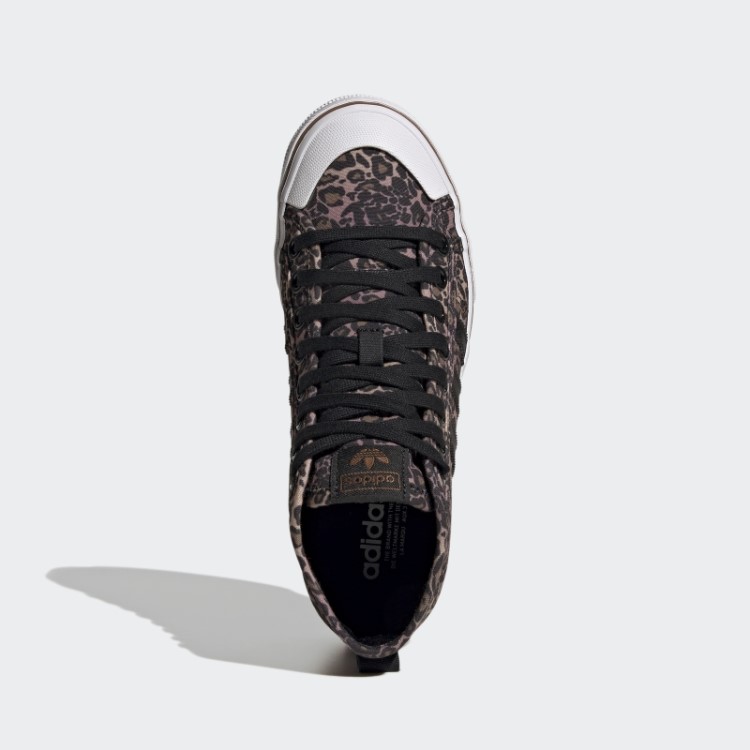 Tênis Preto Adidas Nizza Plataforma Mid