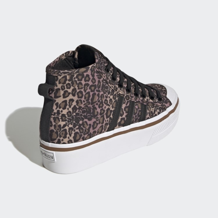 Tênis Preto Adidas Nizza Plataforma Mid