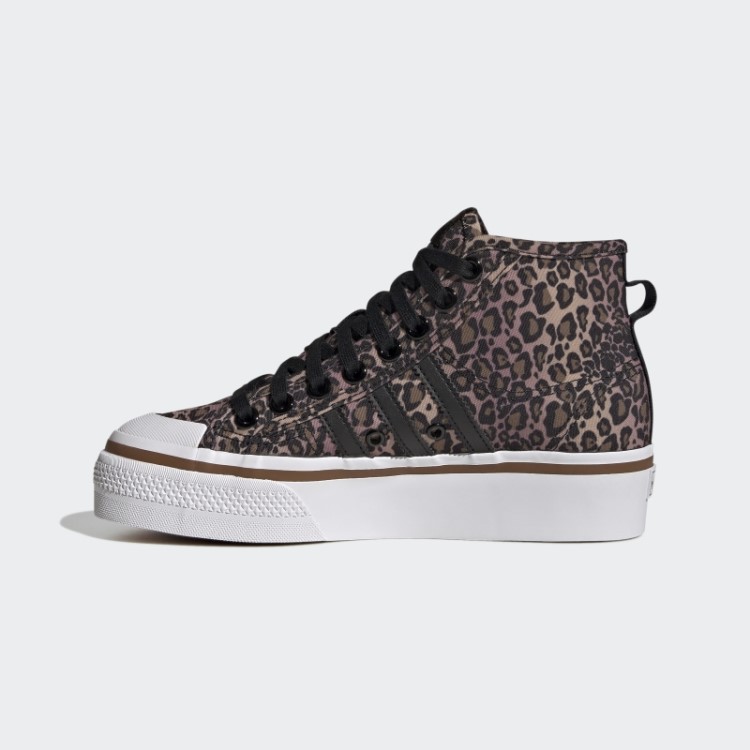 Tênis Preto Adidas Nizza Plataforma Mid