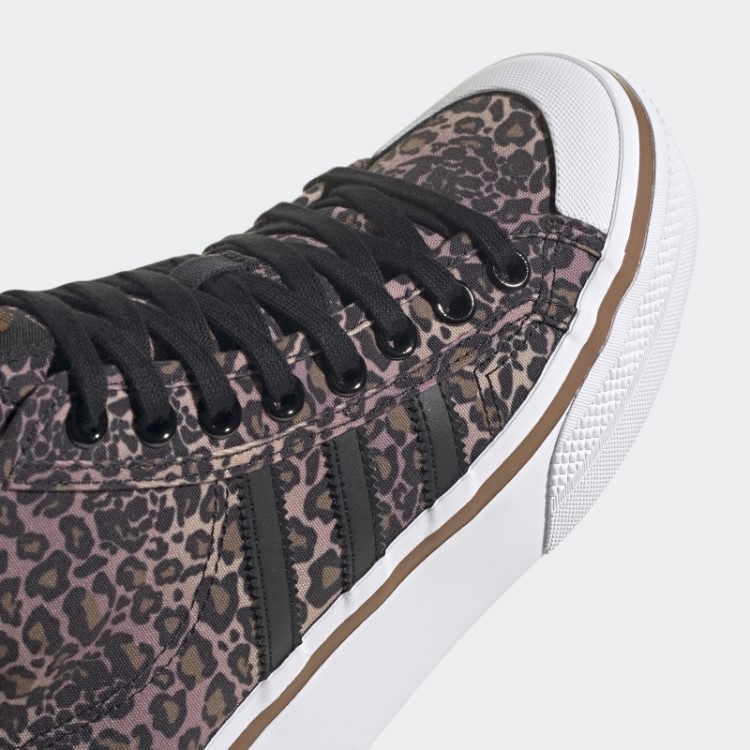 Tênis Preto Adidas Nizza Plataforma Mid