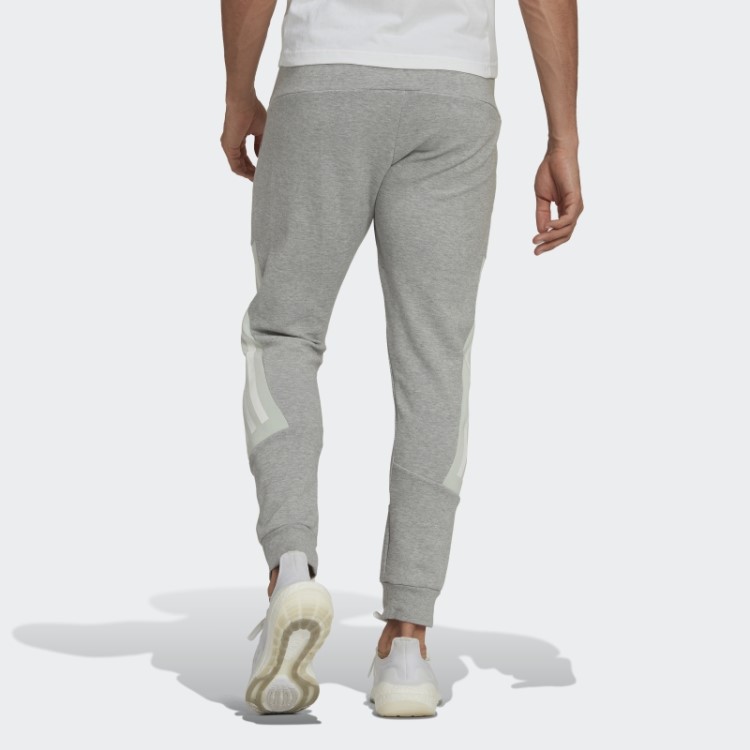Calça Adidas Future Icons Cinza Médio Com As Três Listras