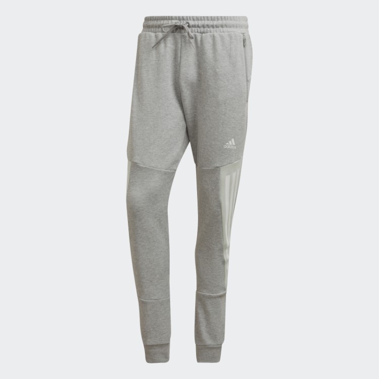 Calça Adidas Future Icons Cinza Médio Com As Três Listras