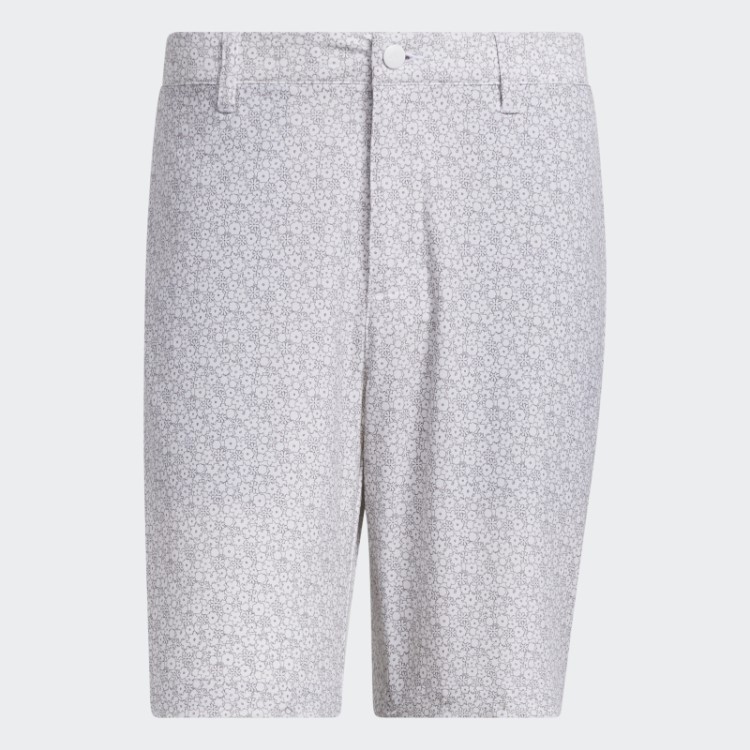 Adidas Ultimate365 Calção De Golfe Estampado De Nove Polegadas Branco