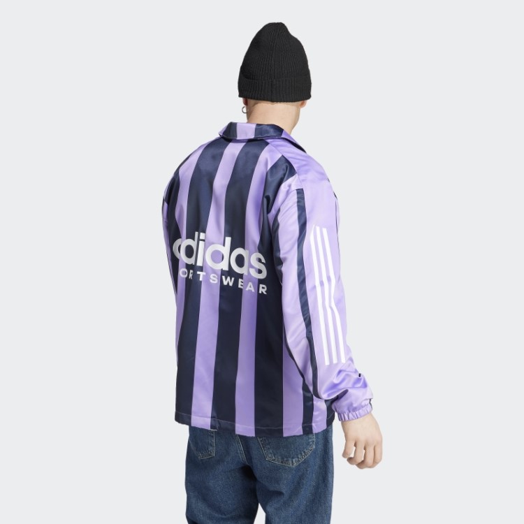 Jaqueta Treinador De Cetim Adidas Violeta