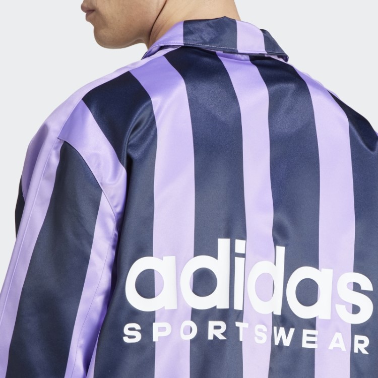 Jaqueta Treinador De Cetim Adidas Violeta