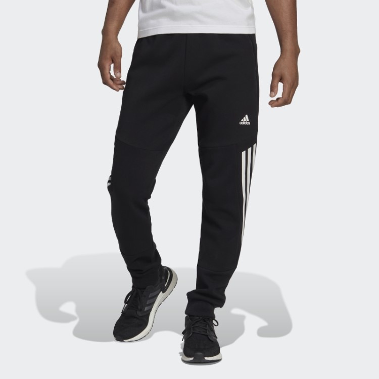 Calça Com As Três Listras Future Icons Preta Adidas