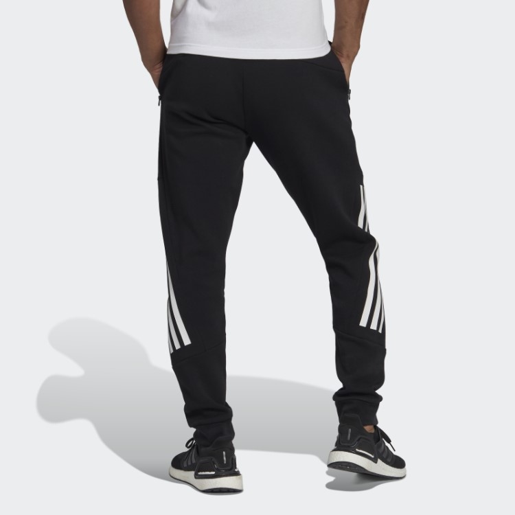 Calça Com As Três Listras Future Icons Preta Adidas