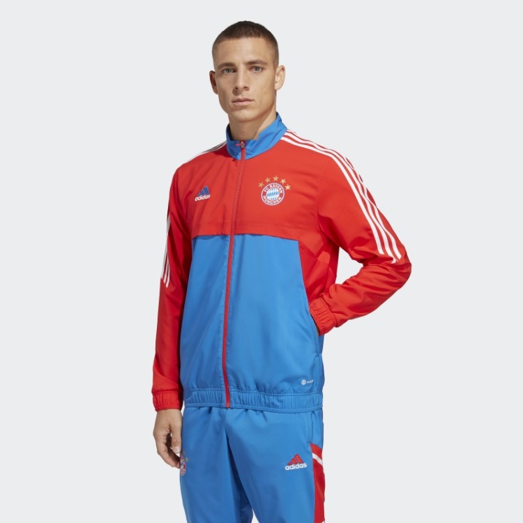 Top Vermelho Adidas Fc Bayern Condivo 22 Apresentação