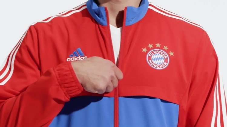Top Vermelho Adidas Fc Bayern Condivo 22 Apresentação