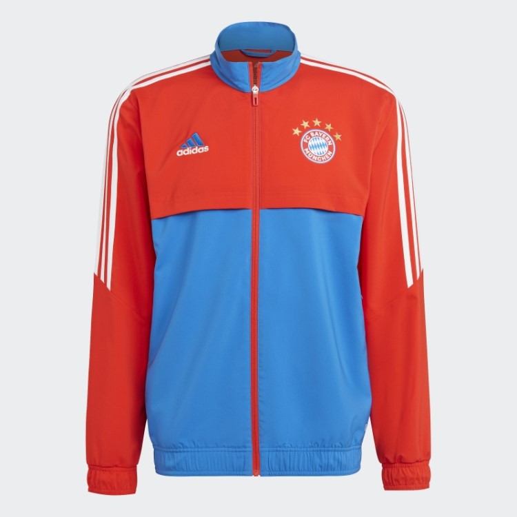 Top Vermelho Adidas Fc Bayern Condivo 22 Apresentação