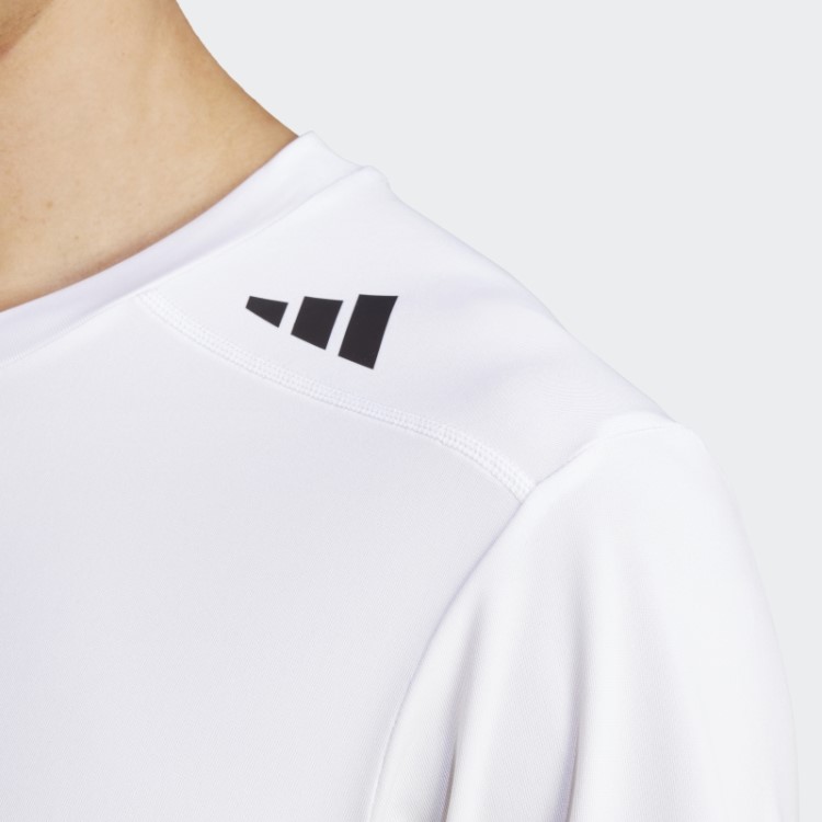 Camiseta De Corrida Branca Adidas Feita Para Ser Refeita