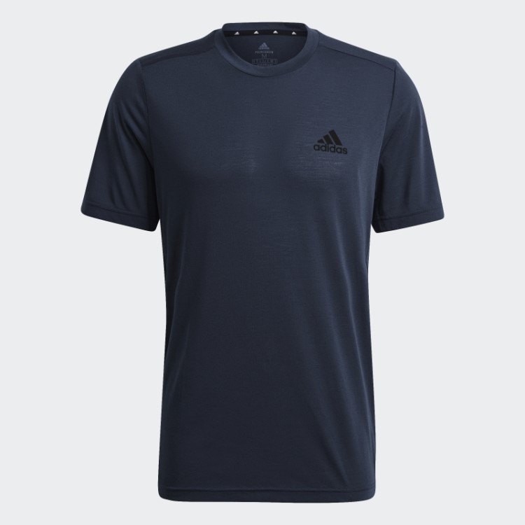 Adidas Aeroready Projetado Para Mover Tee Esportivo Feelready Azul Marinho