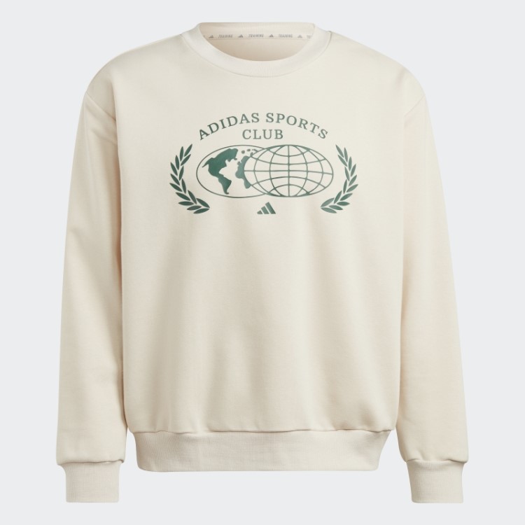 Moletom De Linho Adidas Sports Club Quente