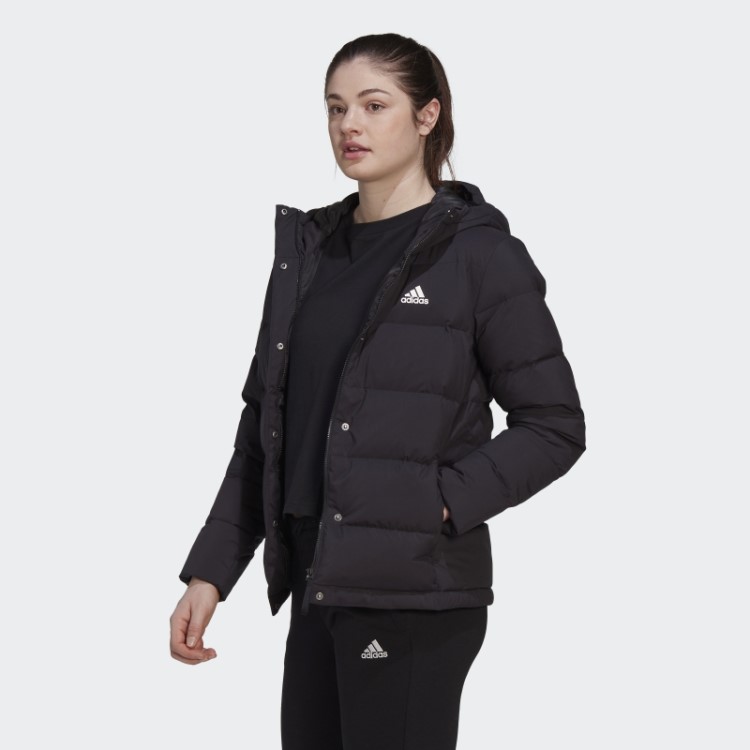 Adidas Helionic Jaqueta Com Capuz Preto Moda