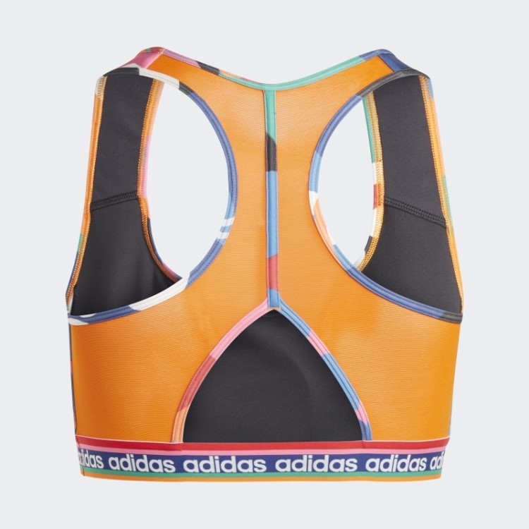 Sutiã De Suporte Médio Adidas X Farm Rio Verde Ousado (tamanho Grande) Moda