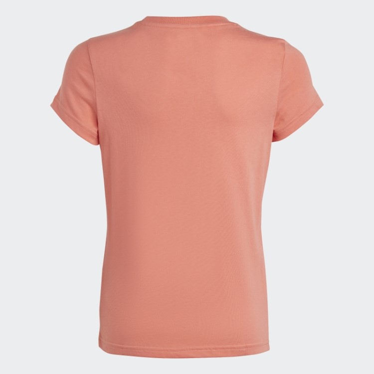 Essentials Camiseta De Algodão Com Logo Grande Adidas Coral