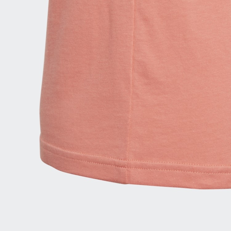 Essentials Camiseta De Algodão Com Logo Grande Adidas Coral
