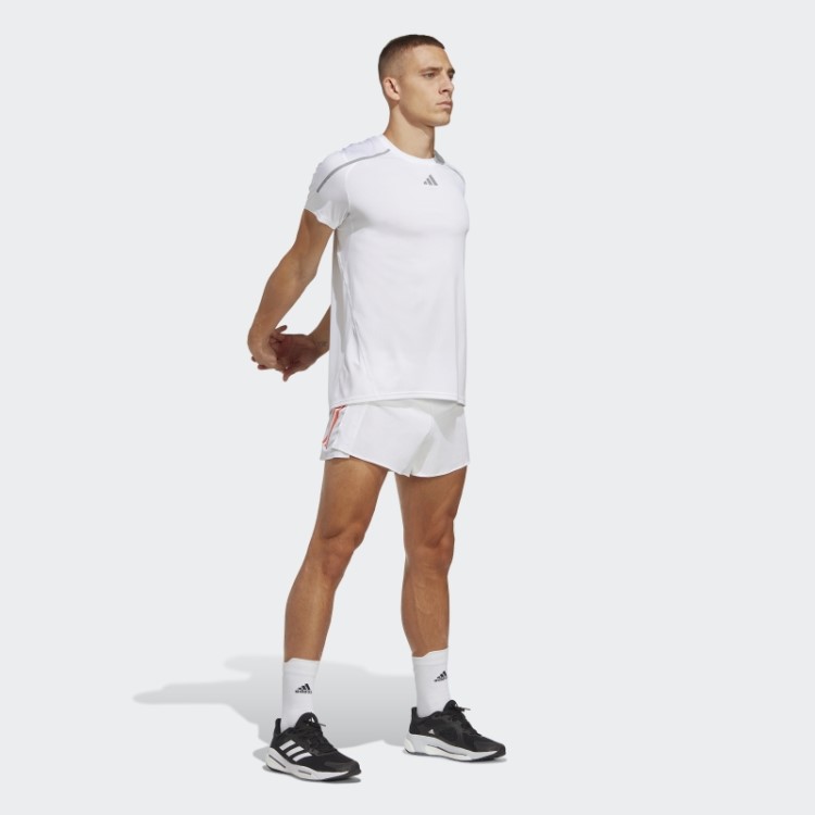 Bermuda Adidas Branca Dividida Adizero