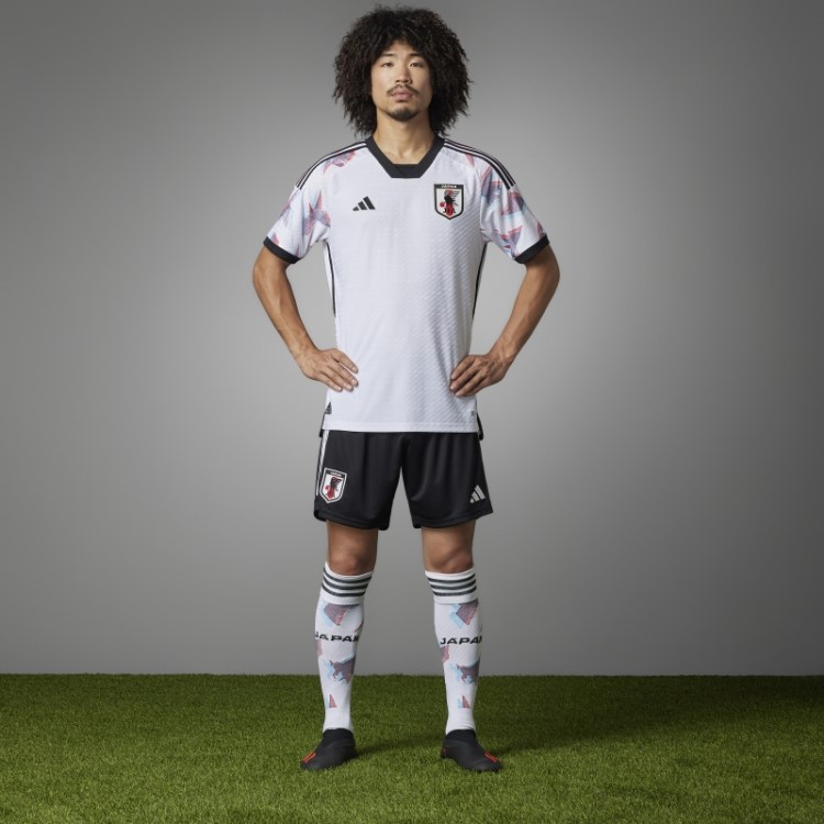 Japão 22 Away Jersey Autêntico Adidas Branco