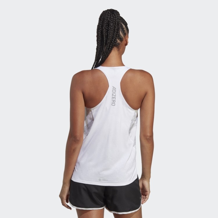 Regata De Corrida Branca Adidas Adizero