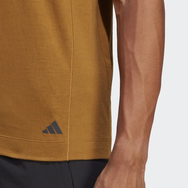 Camiseta De Treinamento De Ioga Adidas Bronze