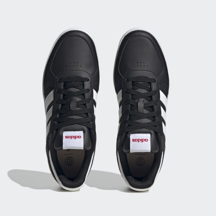 Sapatos De Estilo De Vida Tribunal Tribunal Adidas Preto