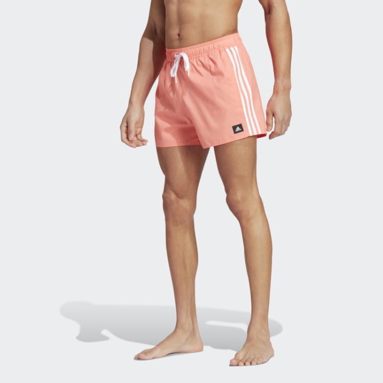 Calção De Banho Clx Com As 3 Riscas Coral Da Adidas