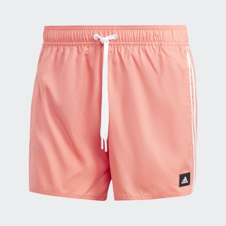 Calção De Banho Clx Com As 3 Riscas Coral Da Adidas