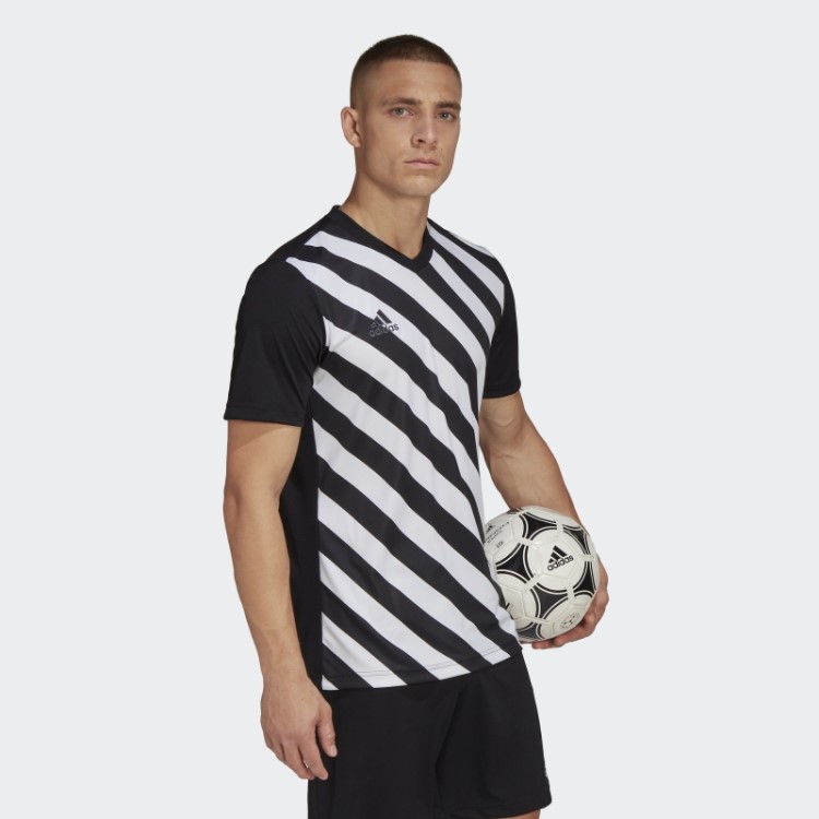 Adidas Entrada 22 Gráfico Jersey Preto Elegante