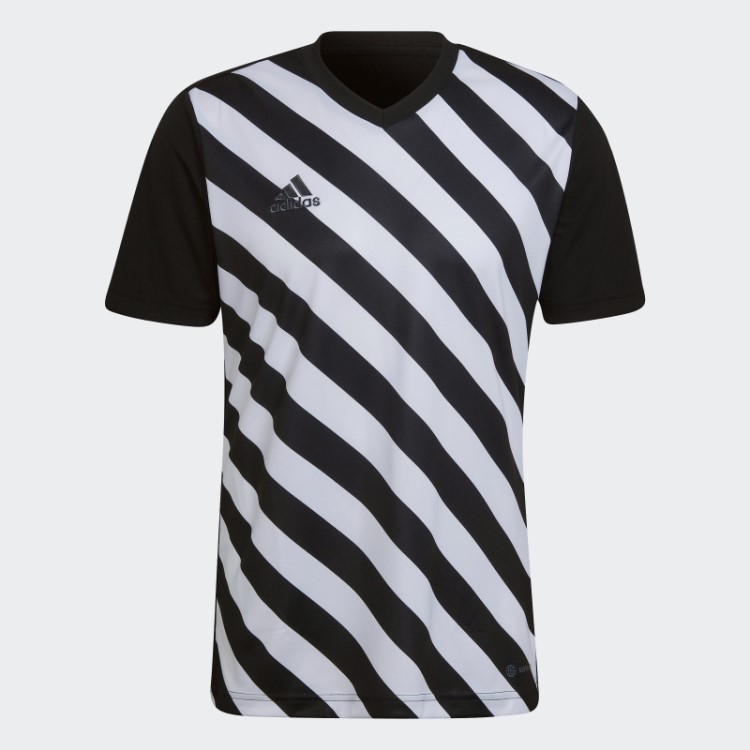 Adidas Entrada 22 Gráfico Jersey Preto Elegante