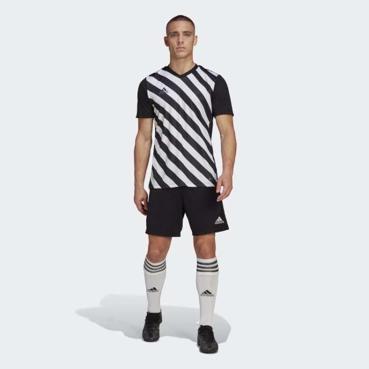 Adidas Entrada 22 Gráfico Jersey Preto Elegante