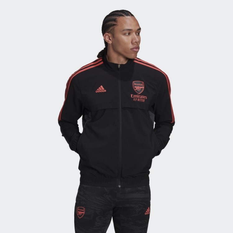 Arsenal Condivo 22 Jaqueta De Apresentação Adidas Preta