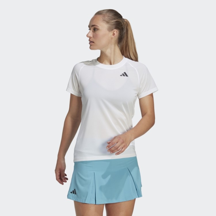 Camiseta De Tênis Adidas Club Moda Branca