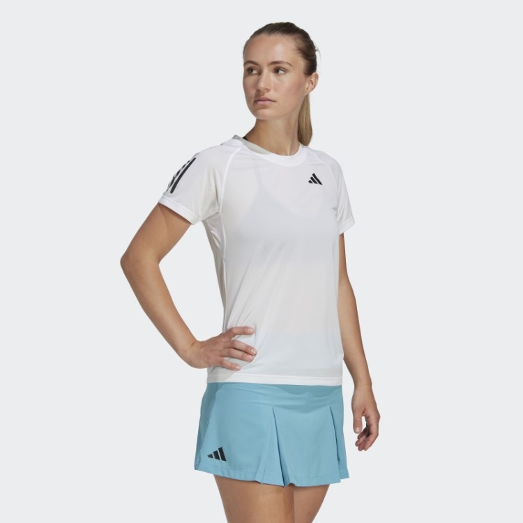 Camiseta De Tênis Adidas Club Moda Branca
