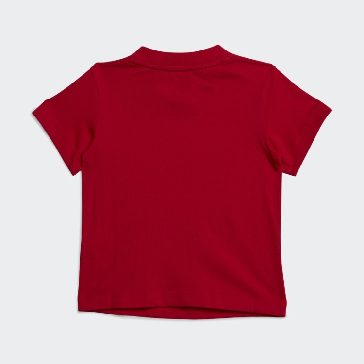 Elegante Adidas Trefoil T-shirt Escarlate