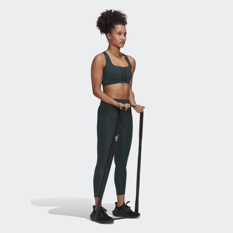Sutiã De Treinamento De Suporte Médio Adidas Powerimpact Verde
