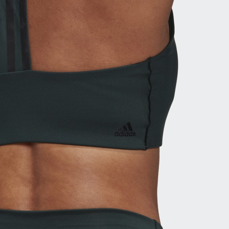 Sutiã De Treinamento De Suporte Médio Adidas Powerimpact Verde