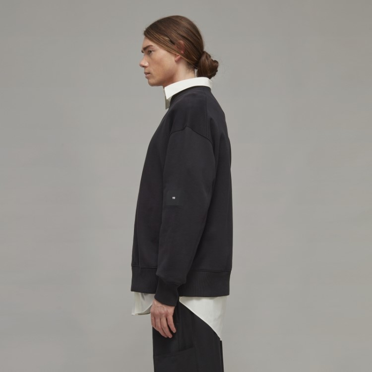 Adidas Y-3 Suéter De Algodão Orgânico Terry Elegante