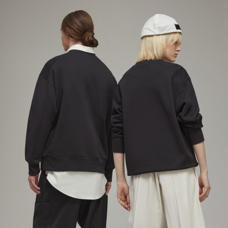 Adidas Y-3 Suéter De Algodão Orgânico Terry Elegante