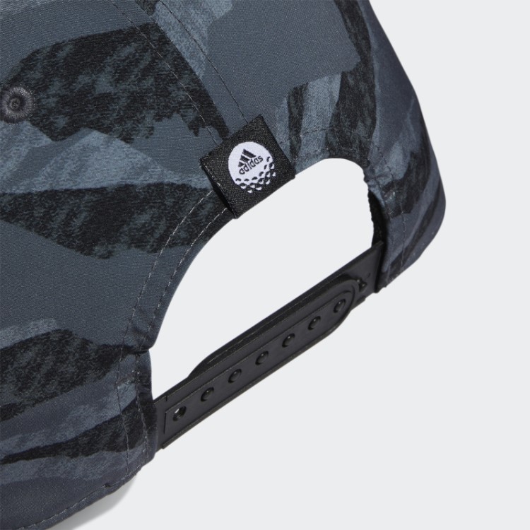 Boné Preto Adidas Com Estampa Tour